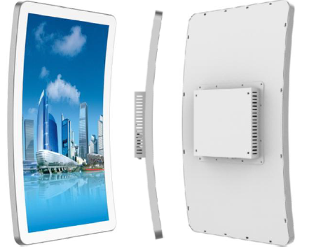EV-PTM-C430CA 43’’ Cornice C curva senza LED - PCAP Touch Monitor