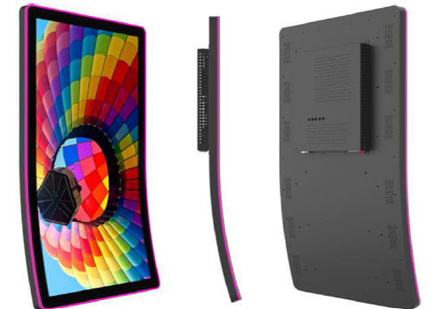 EV-PTM-LFC390C 39’’ LED con Cornice C curva - PCAP Touch Monitor